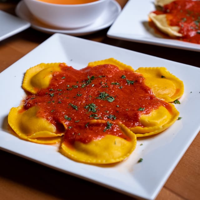 Seafood Ravioli.