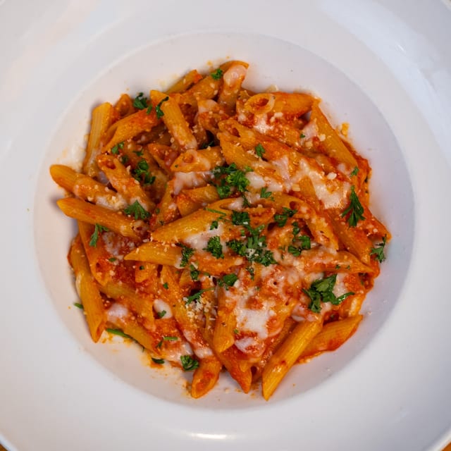 Lunch Baked Ziti.